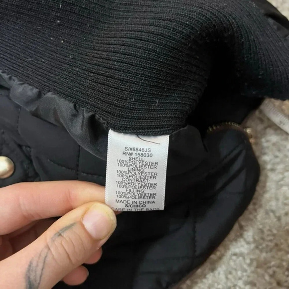 Womens Thermal Puffer Soft Shell Insulated‎ Ski Snow Quilted Outdoor Knit Jacket - Picture 7 of 9